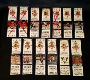 Florida Panthers Eröffnungssaison (1993-94) Ticket Stubs - Wählen Sie eine oder mehrere! - Bild 1 von 2