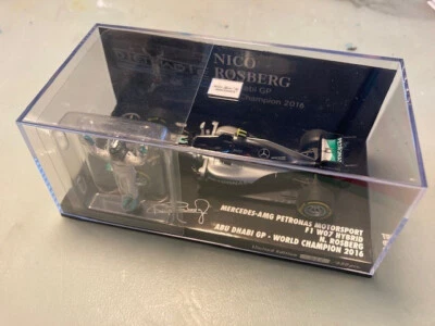 1/43 Minichamps Mercedes W07 Abu Dhabi GP 2016 Nico Rosberg World Champion - Bild 1 von 4
