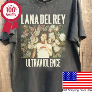 Ultraviolence Lana Del Rey 2024 graphic charcoal shirt unisex men women - Picture 1 of 5
