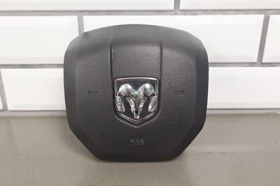 11-12 Ram 1500 2500 3500 Left Driver Steering Wheel Mounted Airbag Black Trim Foto 1 de 4