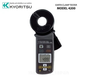 [¡NUEVO!] Probador de abrazadera de tierra/medidor de resistencia a tierra fácil KYORITSU MODEL4200 - Imagen 1 de 5