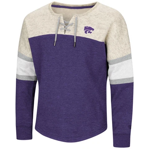 Kansas State University Girls Sweatshirt Oversized Pullover Cover