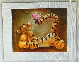 Disney Tigger and the Butterfly  Darren Wilson Art Print 16 x 20 