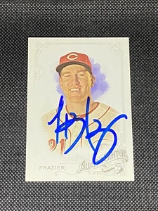 Carta firmata Todd Frazier Reds auto 2015 Topps Allen & Ginter #182 ~ COA - Foto 1 di 3