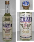 Bouteille Anisette Duval liqueur d'anis 25° vintage 
