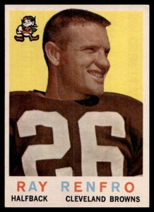 1959 Topps #37 Ray Renfro Cleveland Browns EX-EXMINT