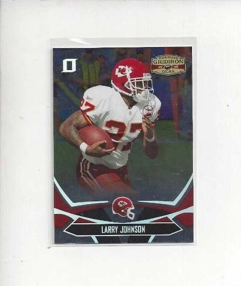 2008 Donruss Gridiron Gear Larry Johnson /250 Kansas City Chiefs C629 - Image 1 of 1