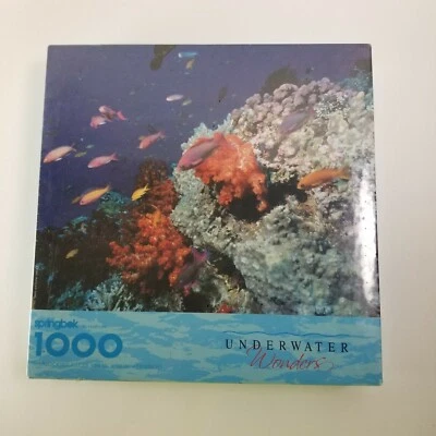 SPRINGBOK by Hallmark Jigsaw Puzzle 1,000 Piece - Underwater Wonders PZL6164 - Image 1 of 4