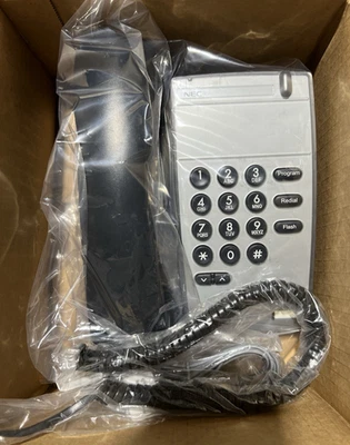 NEC DTR-1-1 Single-Line Phone 780020 Black - Refurbished - Image 1 of 4