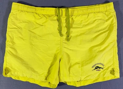 Tommy Bahama Board Shorts Para Hombres Grande L Amarillo Bañador Playa Traje de Baño Nylon Foto 1 de 4
