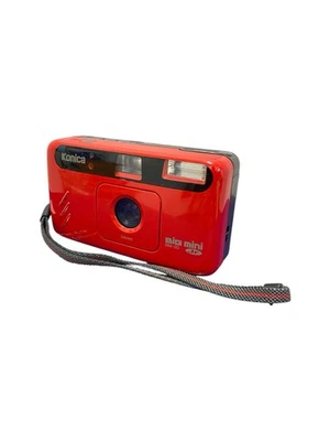 Konica Big Mini Jr BM-20 Camera 34mm Point & Shoot Film Photography Red UNTESTED - Image 1 of 4