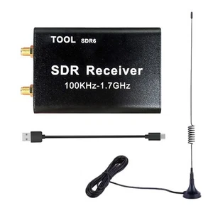 Récepteur SDR6 RTL-SDR 100 KHz-1,7 GHz SDR récepteur de signal logiciel radio A8794 - Photo 1/10