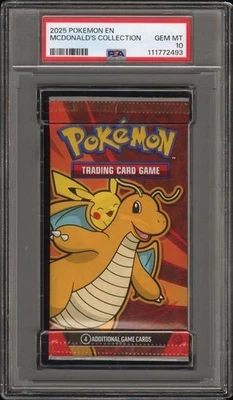 PSA 10 2025 DRAGONITE POKEMON MCDONALD'S COLLECTION SEALED BOOSTER PACK Foto 1 de 2