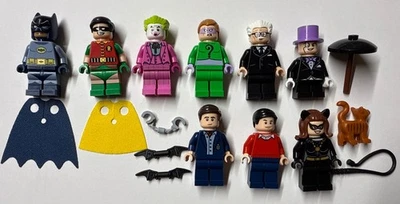 Lego DC 76052 Batman Classic TV Series ALL 9 Minifigures BATMAN ROBIN JOKER NEW - Image 1 of 4