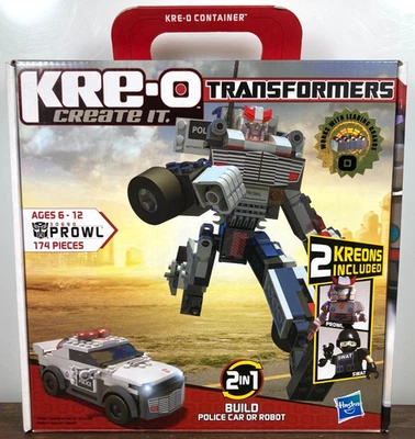 New Hasbro KRE-O Transformers Autobot Prowl Set 30690 w/2 Kreon Figures 2010 - Image 1 of 4