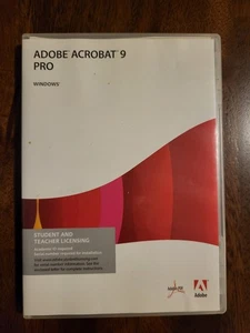 Adobe Acrobat  9 Standard for Windows - Disc + Manual Included  - Picture 1 of 4
