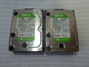 Lot Of 4 Western Digital Green WD10EARS Hard Disk Drive SATA 1TB HDD (Z250) - Picture 1 of 5