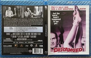 Deranged (Blu-ray) 1974 horror classic. Kino Lorber. - Imagen 1 de 1