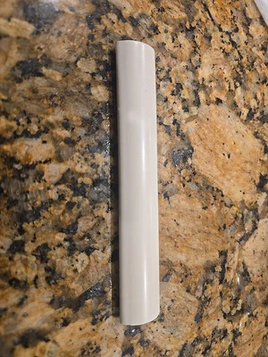 Matte Light Beige Ceramic Quarter Round Trim Tile 1"x6" (9 Pcs) - Image 1 of 4