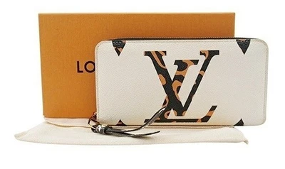 LOUIS VUITTON Monograma Jungle M44745 Cartera Cremallera Cartera Larga de JP Auténtica Foto 1 de 4