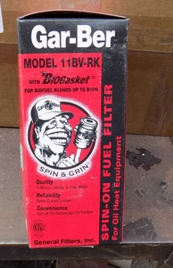 Filtro de aceite combustible giratorio Gar-Ber 3, 11BV-RK completo con soporte de calibre y filtro #R - Imagen 1 de 5