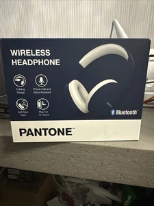 PANTONE Bluetooth Wireless Kopfhörer Navy Blau NEU 🎁❤️🎄 - Bild 1 von 4