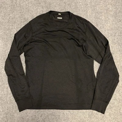 Lululemon Men's Wet Dry Warm Tech Long Sleeve Size M Silverescent - Image 1 of 4