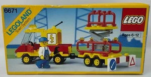 Lego #6671 Utility Repair Lift Town Maintenance 1989 - Picture 1 of 12
