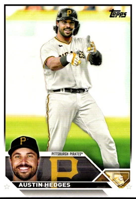 2023 Topps Austin Hedges Pittsburgh Pirates #385 - Image 1 of 2