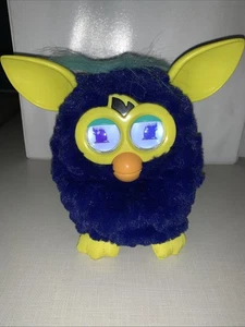 Furby Boom Starry Night 2012 azul/amarillo/verde azulado interactivo para hablar probado funciona  - Imagen 1 de 7