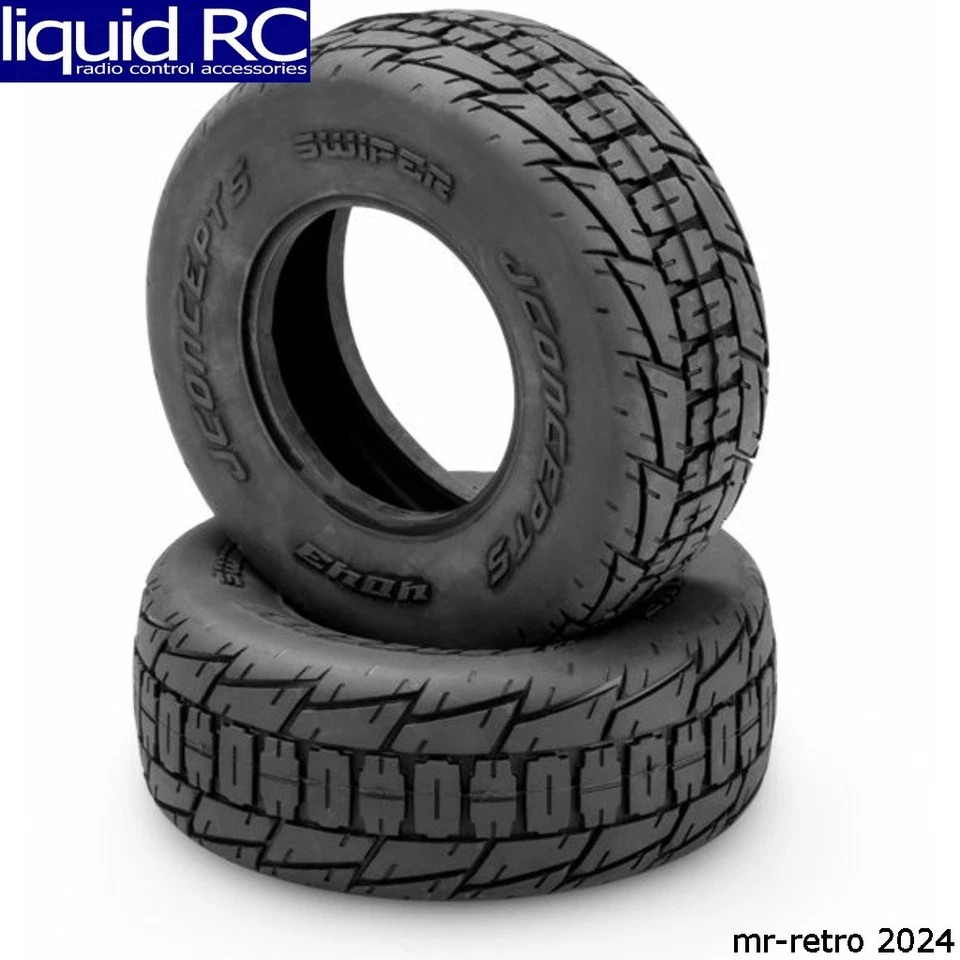 JConcepts 404303 Swiper Aqua A2 Compound 1/8th Dirt Oval Tire Fits #3421 Wheel - Image 1 of 1