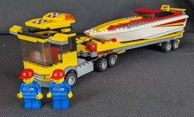 LEGO CITY: Power Boat Transporter (4643) - 100% Complete / Rare / retired