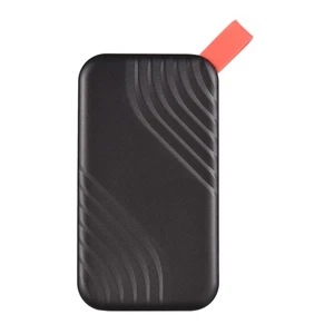 256G External Hard Drive USB 3.1 Portable Solid State Drive 5Gbps Black - Afbeelding 1 van 13