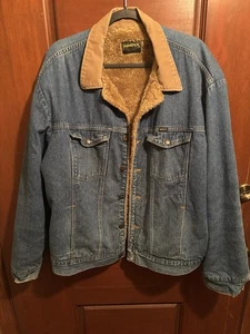 Chaqueta MAVERICK de Colección XL/XXL Azul Denim Forrada de Piel Occidental/Rancho EE. UU. - Imagen 1 de 10