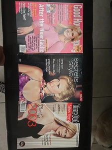 3 Charlize Theron Cover Magazines Timeout Good Housekeeping 2002  2004 Celebrity - Picture 1 of 1