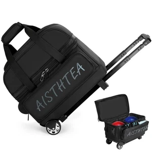 Bolsa de Bowling Ball con Ruedas, Bolsas de Bowling Rolling Trolley con Grande Separado... - Imagen 1 de 7
