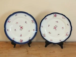 Paire d'assiettes anciennes en porcelaine de Limoges par Pierre Rougerie - Imagen 1 de 6
