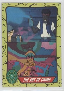 1989 Topps Teenage Mutant Ninja Turtles The Art of Crime #3 00jz