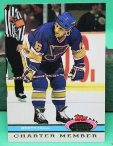 1991 Stadium Club Charter Member Brett Hull 50 50 Club - Picture 1 of 2