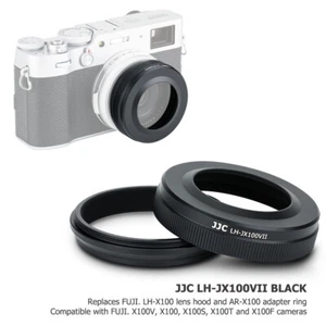Metal Lens Hood + Adapter Ring for Fujifilm X100VI X100V as LH-X100 and AR-X100 - Picture 1 of 12