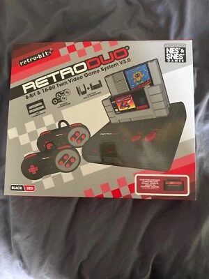 Retro-Bit retro Duo Launch Edition Red & Black Console (NTSC-J (Japan)) - Image 1 of 2