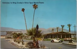 c1950er Jahre PALM DESERT, Kalifornien Postkarte "Bing Crosby's Silver Spur Ranch Home" - Bild 1 von 2