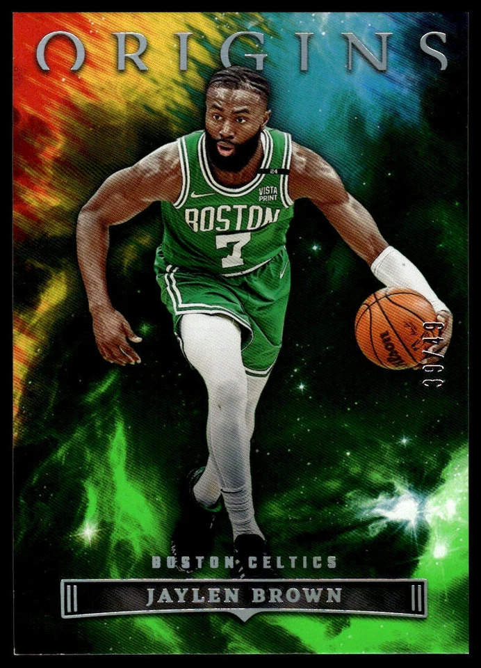 2022-23 Panini Origins Jaylen Brown #89 Neon Green 39/49 - Image 1 of 2
