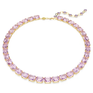 Collar Swarovski Millenia corte octágono, púrpura, chapado en tono dorado 5705754 - Imagen 1 de 4