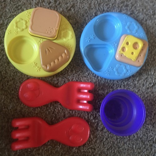 LEAPFROG Picnic Basket Shapes and Sharing REPLACEMENT PARTS PIECES LOT