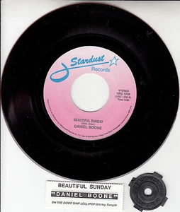 DANIEL BOONE Beautiful Sunday & SHIRLEY TEMPLE On The Good Ship Lollipop 45 NEW - Foto 1 di 1