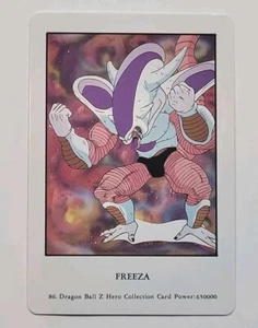 DRAGONBALL Z HERO COLLECTION 1 #86 FREEZA AMADA ARTBOX 1995 - Picture 1 of 2