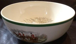 Fox Hunt Hunting  Spode Serving Bowl The Huntsman As Is - Picture 1 of 11