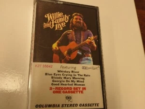 WILLIE NELSON - WILLIE AND FAMILY LIVE - CASSETTE TAPE BRAND NEW SEALED  - Picture 1 of 2