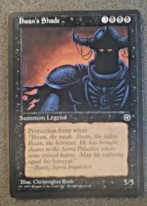 MTG Ihsan's Shade Summon Legend Black Card Homelands 1995 NM (DS3D1PH).......... - Picture 1 of 6